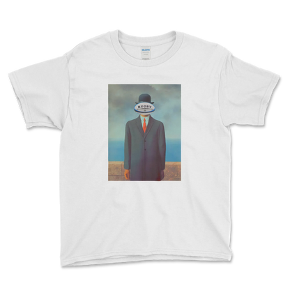 T-shirt Rugby Enfant Surréaliste – L’Homme Ovale-Garçon bien vêtu