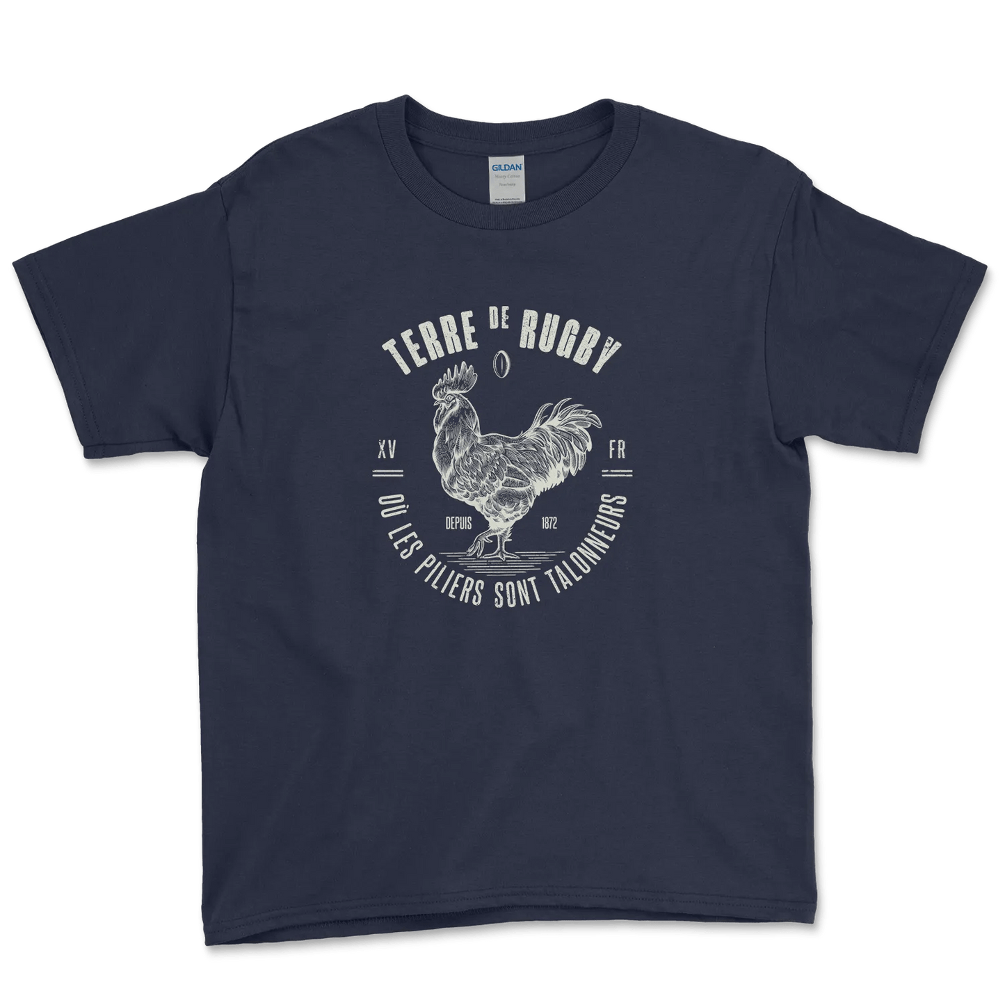 T-shirt Rugby Enfant Terre de Rugby-Garçon bien vêtu