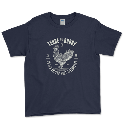 T-shirt Rugby Enfant Terre de Rugby-Garçon bien vêtu