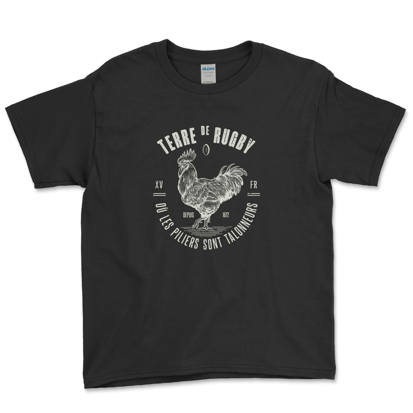 T-shirt Rugby Enfant Terre de Rugby-Garçon bien vêtu