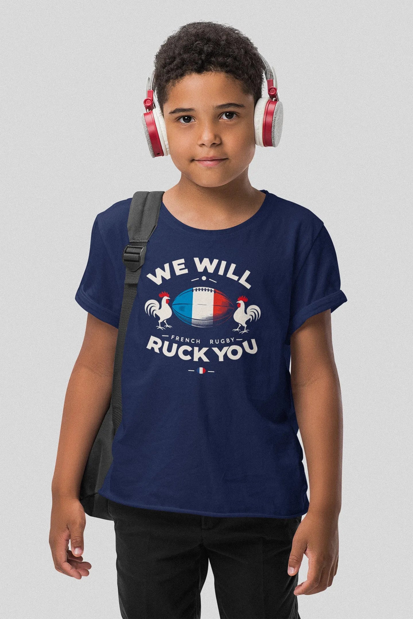 T-shirt Rugby Enfant We Will Ruck You-Garçon bien vêtu