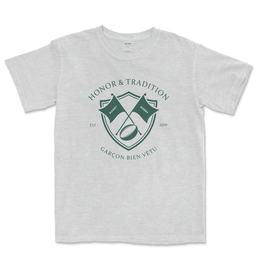T-shirt Rugby Héritage – Honneur & Tradition-Garçon bien vêtu