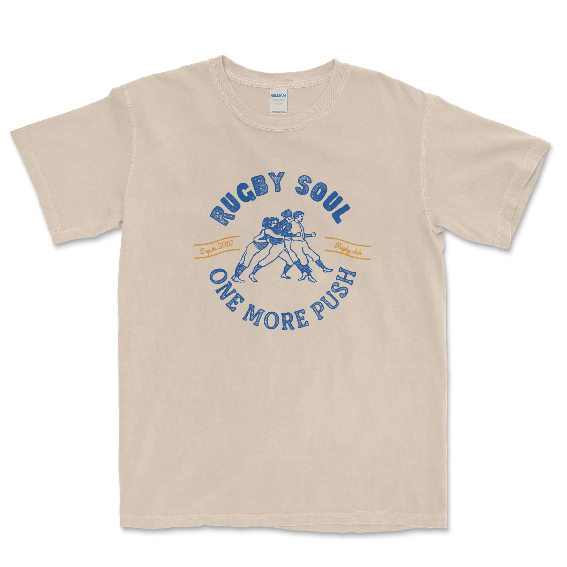 T-shirt Rugby Héritage – Rugby Soul, One More Push-Garçon bien vêtu