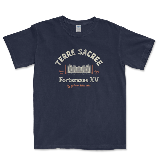 T-shirt Rugby Héritage – Terre Sacrée, Forteresse XV-Garçon bien vêtu