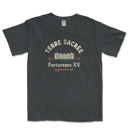 T-shirt Rugby Héritage – Terre Sacrée, Forteresse XV-Garçon bien vêtu