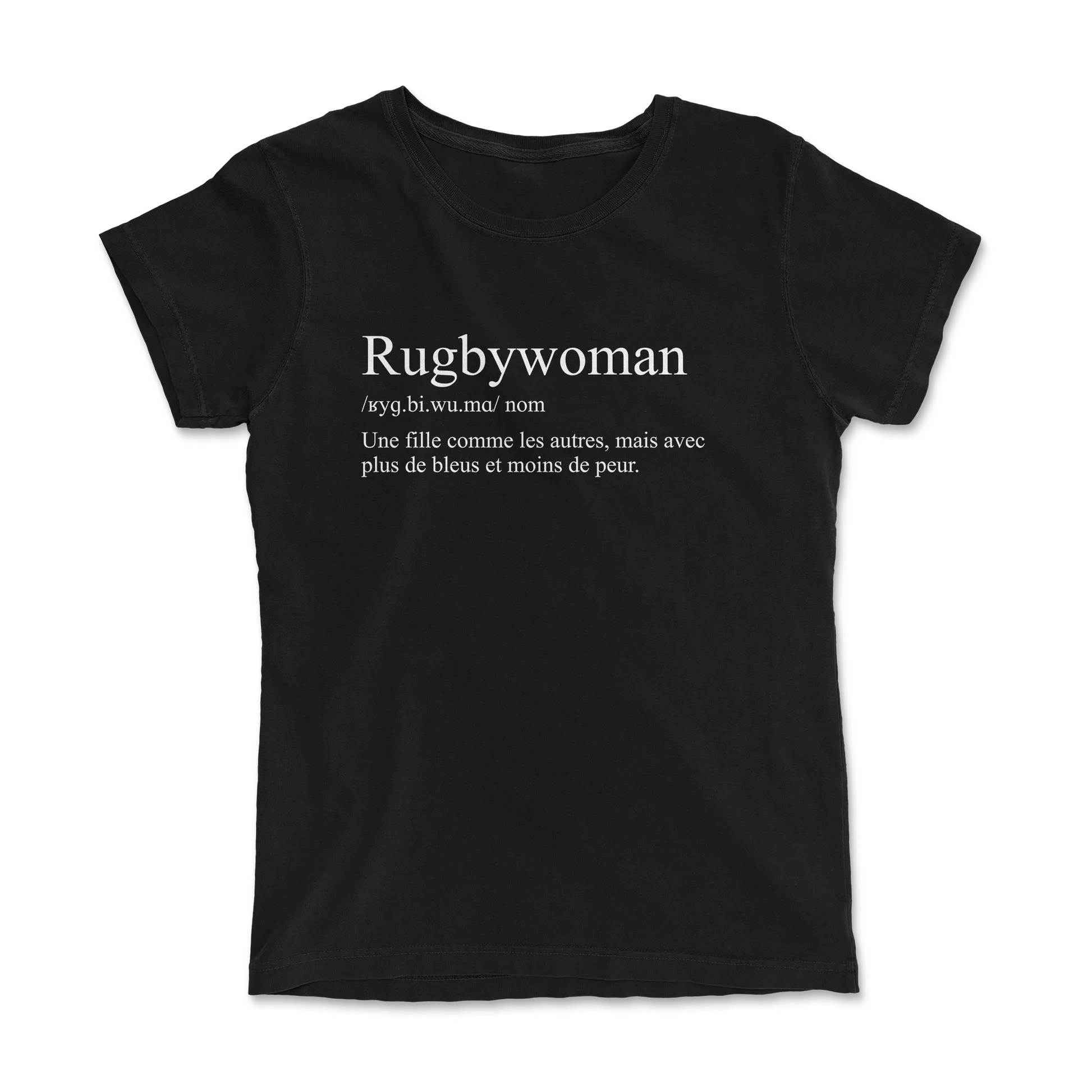 T-shirt Rugby Humour – Définition de la Rugbywoman-Garçon bien vêtu