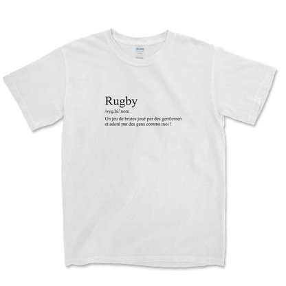 T-shirt Rugby Humour – Définition du Rugby-Garçon bien vêtu