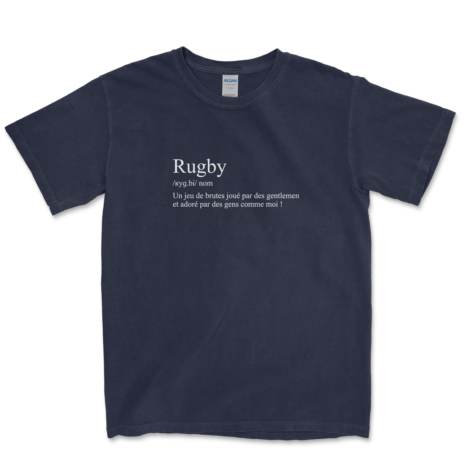 T-shirt Rugby Humour – Définition du Rugby-Garçon bien vêtu