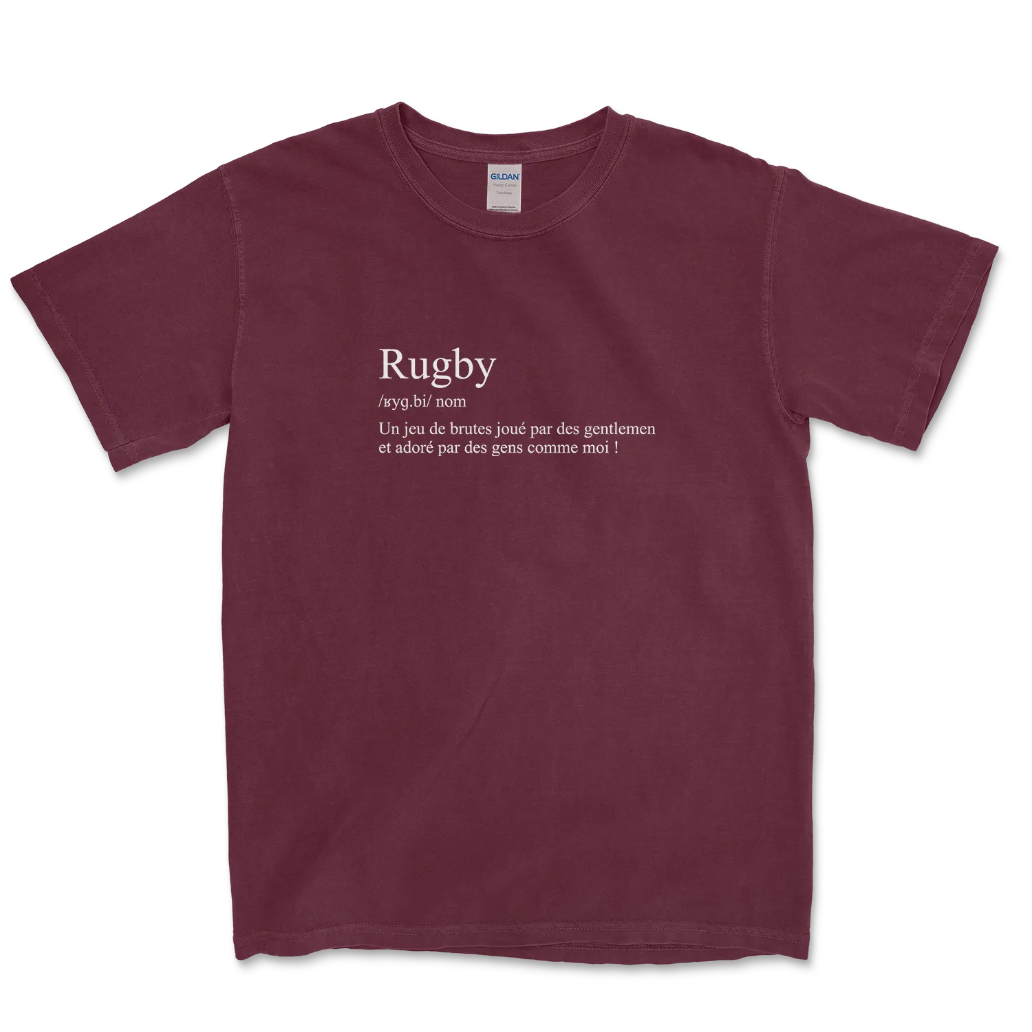 T-shirt Rugby Humour – Définition du Rugby-Garçon bien vêtu