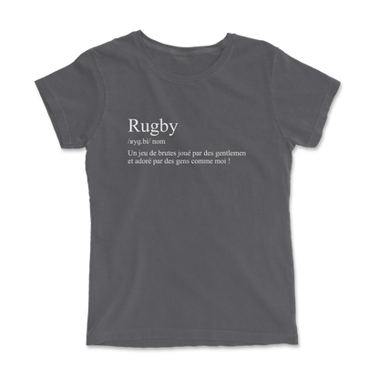 T-shirt Rugby Humour – Définition du Rugby-Garçon bien vêtu