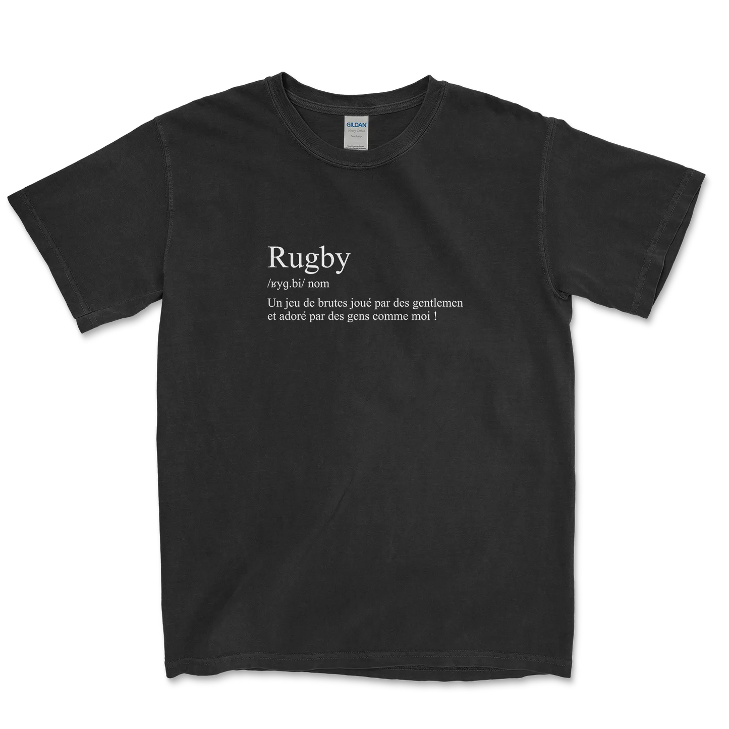 T-shirt Rugby Humour – Définition du Rugby-Garçon bien vêtu