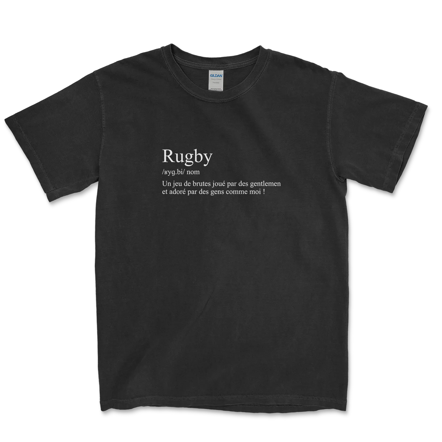 T-shirt Rugby Humour – Définition du Rugby-Garçon bien vêtu