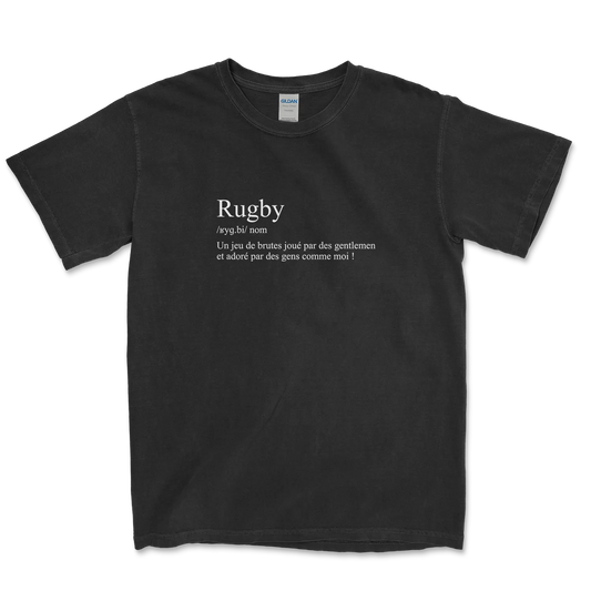 T-shirt Rugby Humour – Définition du Rugby-Garçon bien vêtu