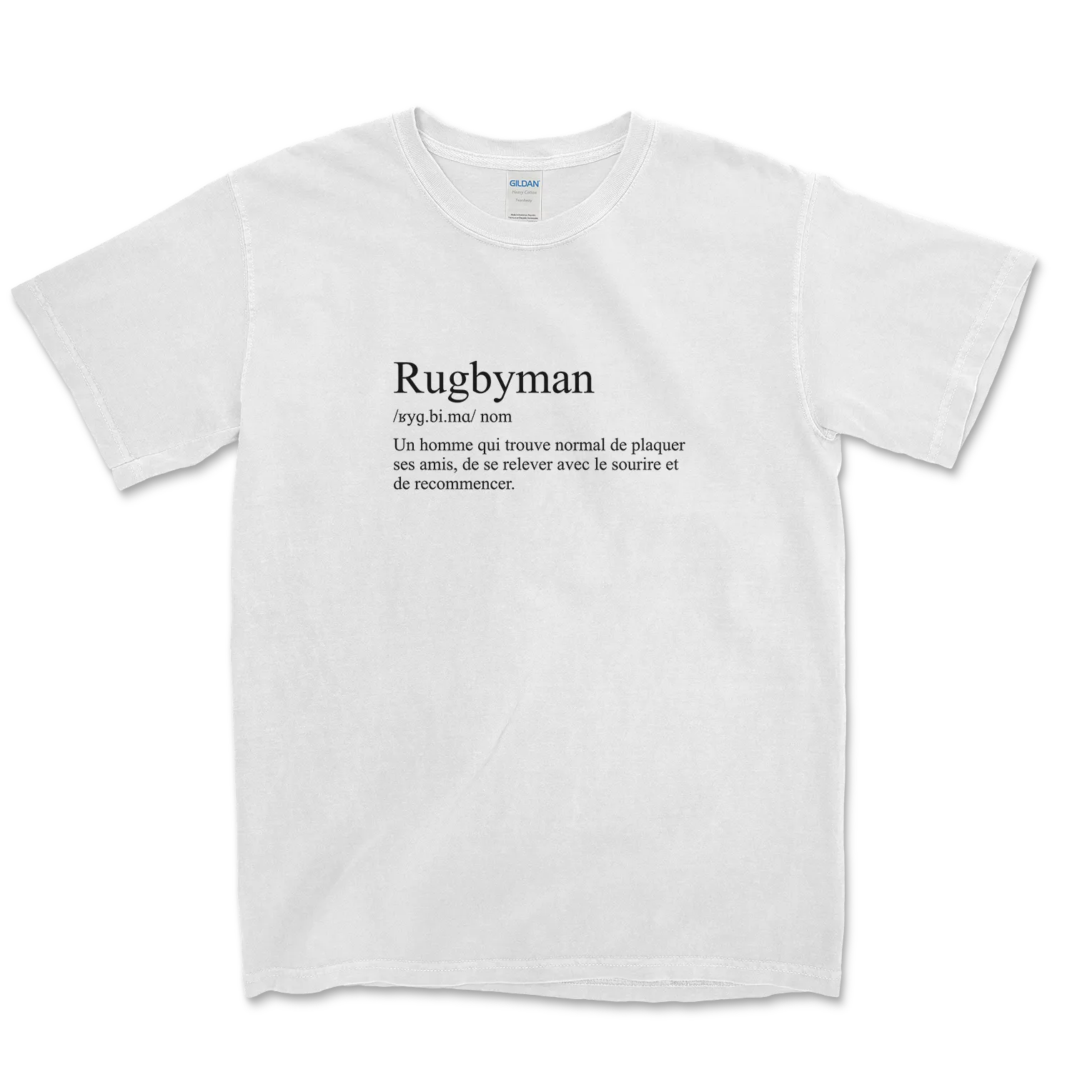 T-shirt Rugby Humour – Définition du Rugbyman-Garçon bien vêtu