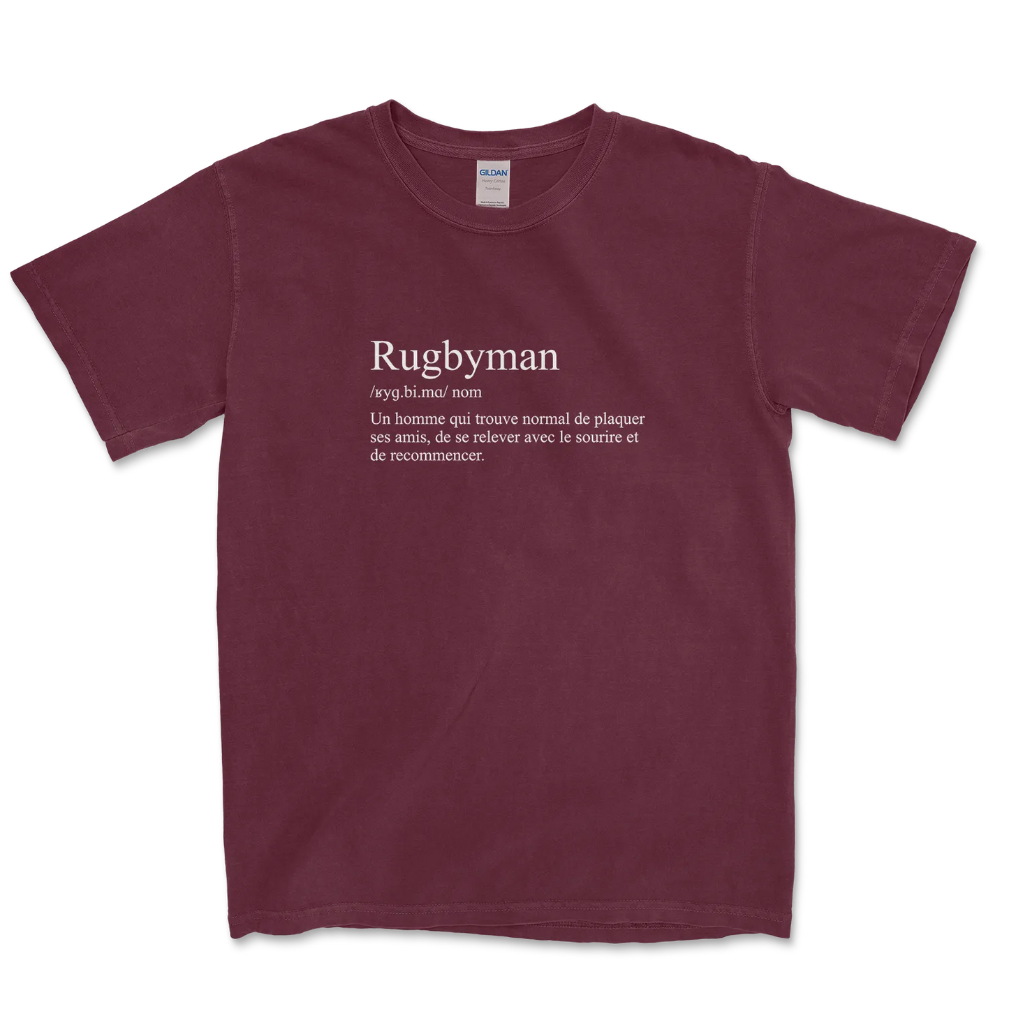 T-shirt Rugby Humour – Définition du Rugbyman-Garçon bien vêtu