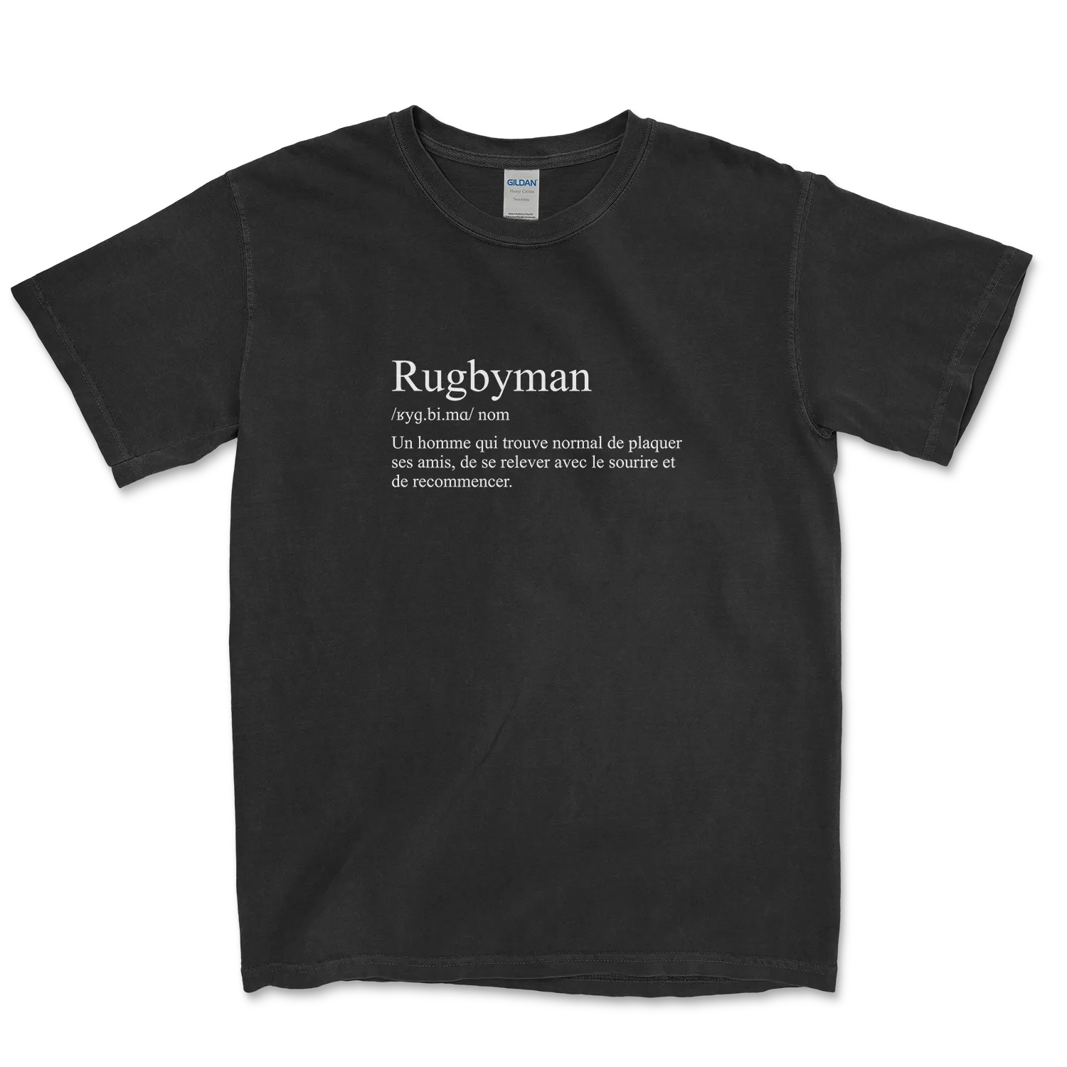 T-shirt Rugby Humour – Définition du Rugbyman-Garçon bien vêtu
