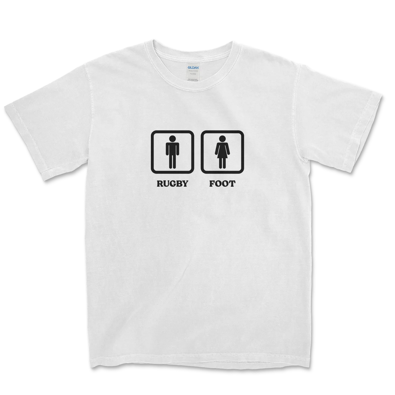 T-shirt Rugby Humour – Rugby ou Foot ?-Garçon bien vêtu