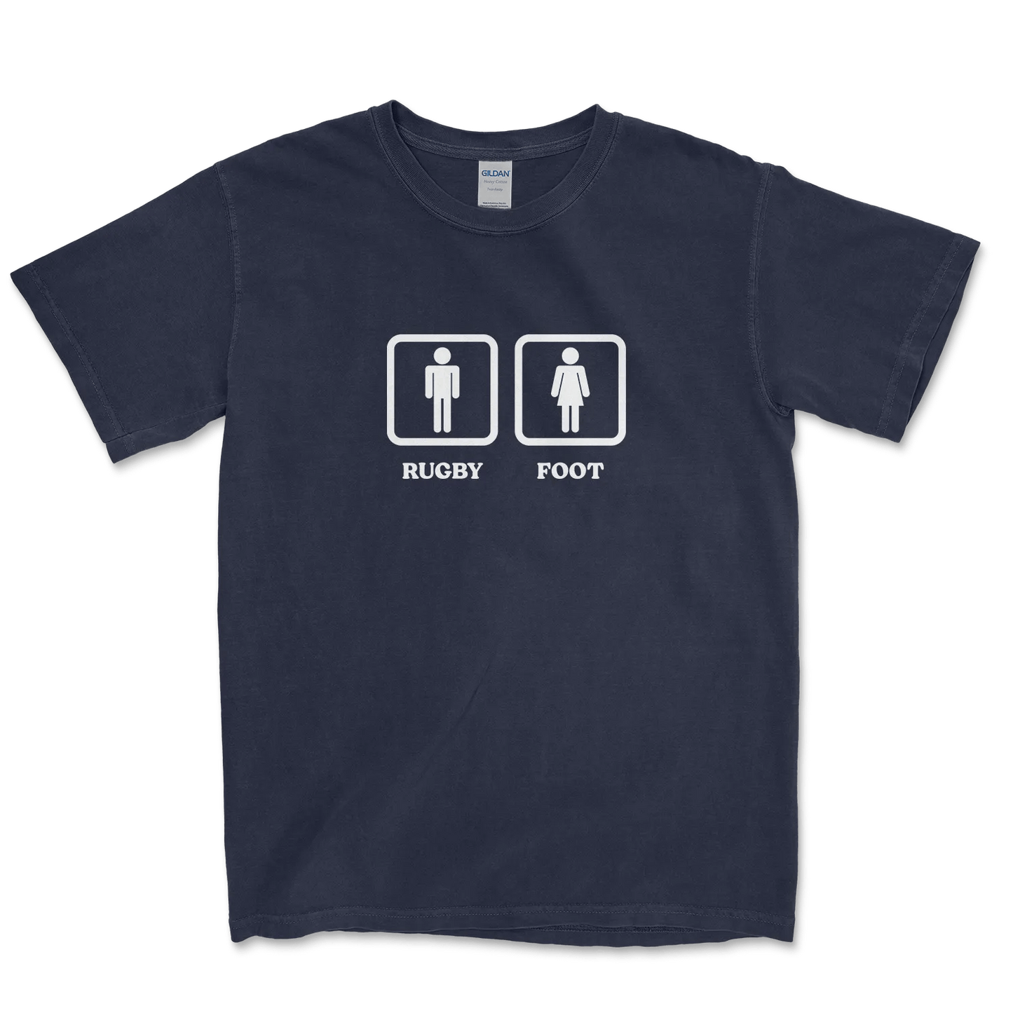 T-shirt Rugby Humour – Rugby ou Foot ?-Garçon bien vêtu