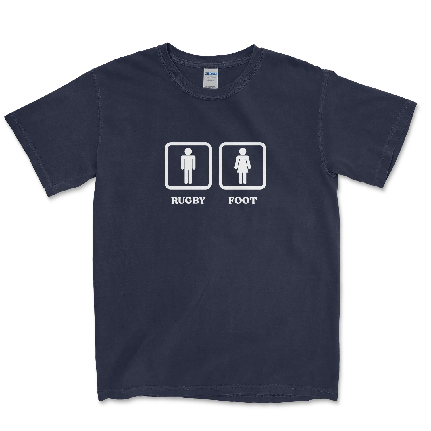 T-shirt Rugby Humour – Rugby ou Foot ?-Garçon bien vêtu
