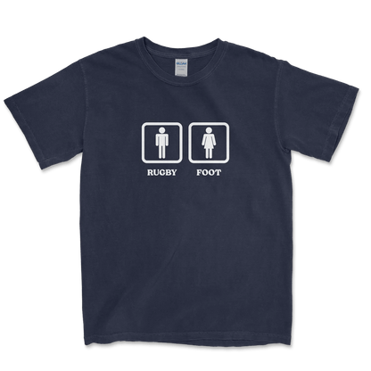 T-shirt Rugby Humour – Rugby ou Foot ?-Garçon bien vêtu