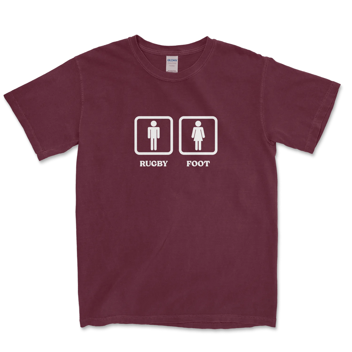 T-shirt Rugby Humour – Rugby ou Foot ?-Garçon bien vêtu