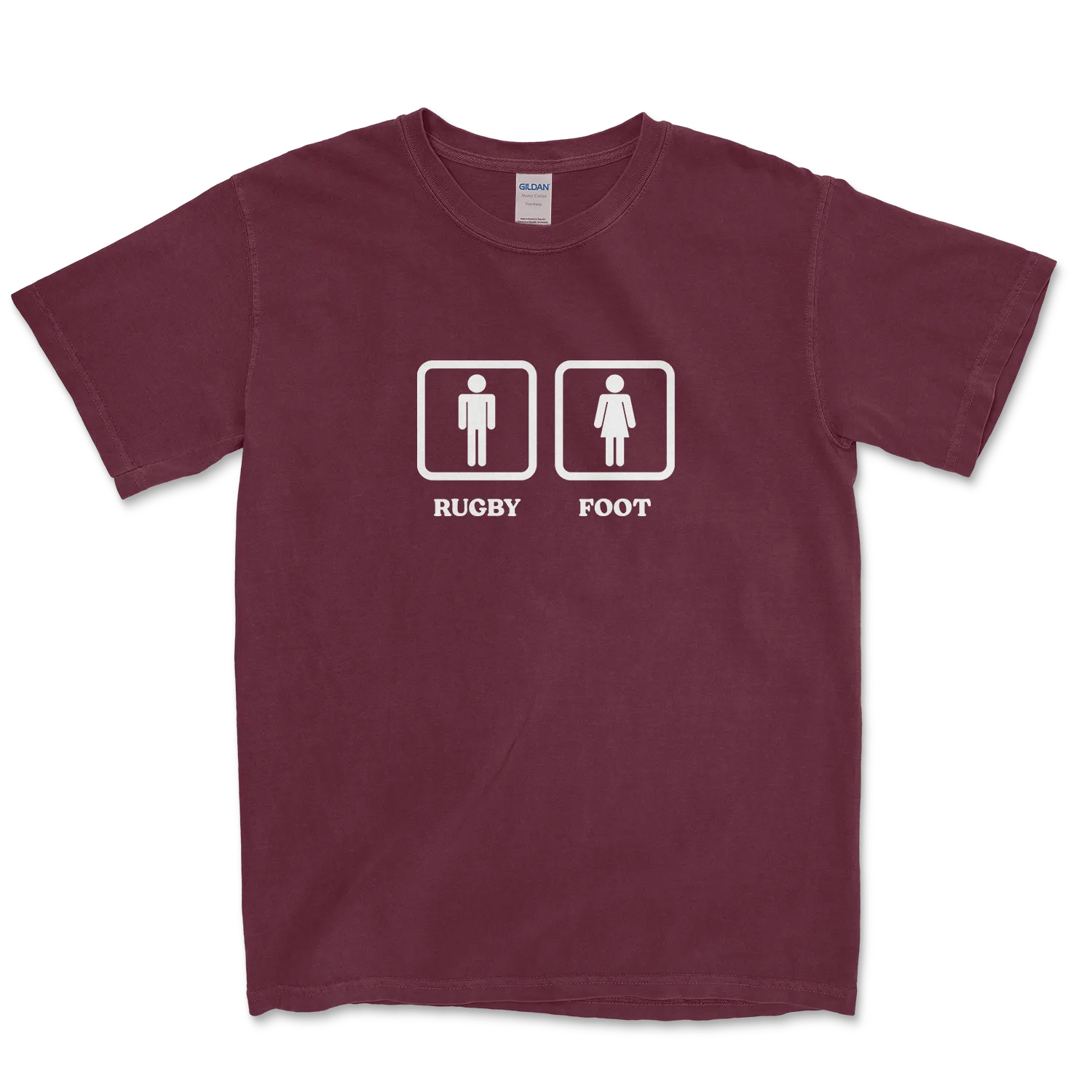 T-shirt Rugby Humour – Rugby ou Foot ?-Garçon bien vêtu