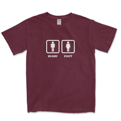 T-shirt Rugby Humour – Rugby ou Foot ?-Garçon bien vêtu