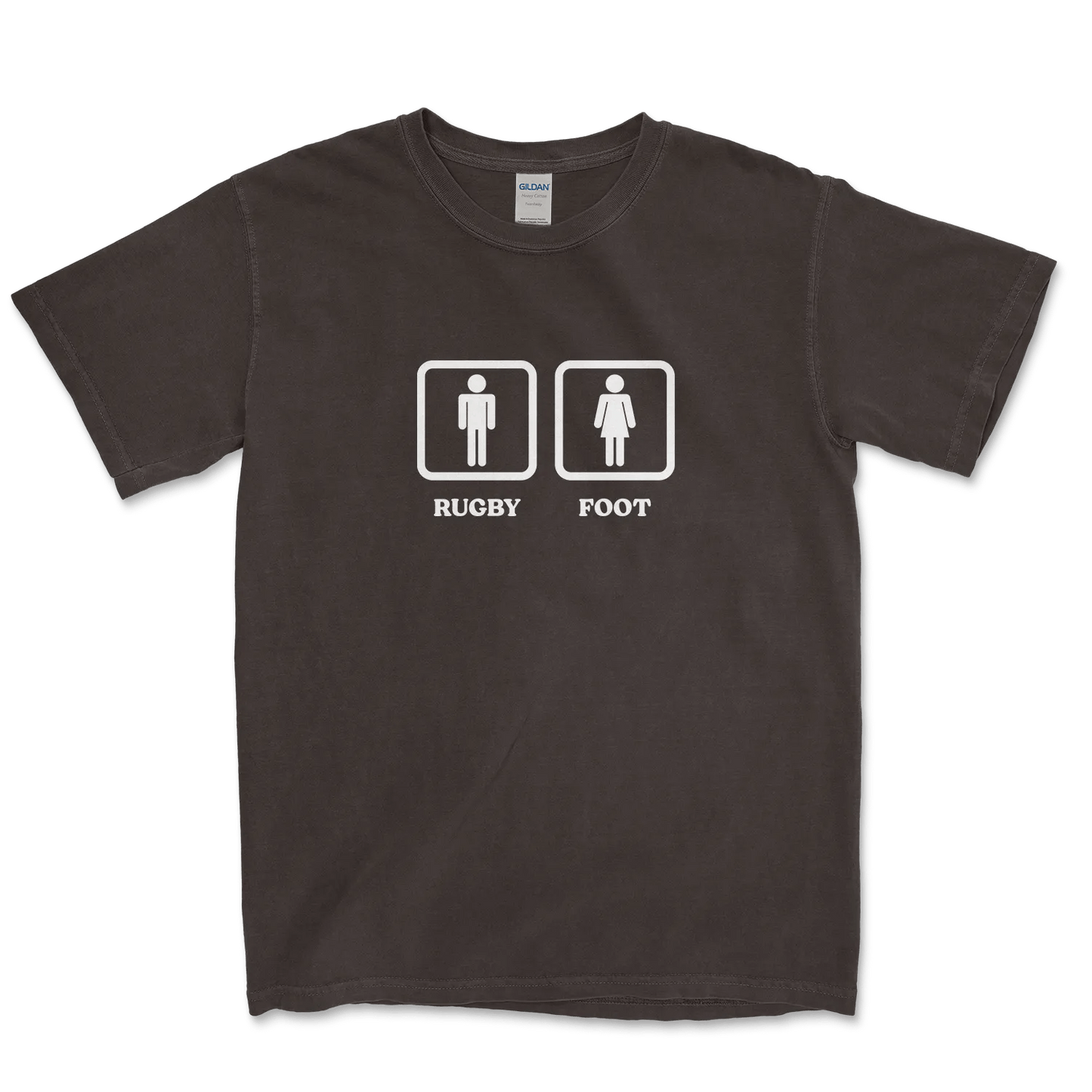 T-shirt Rugby Humour – Rugby ou Foot ?-Garçon bien vêtu