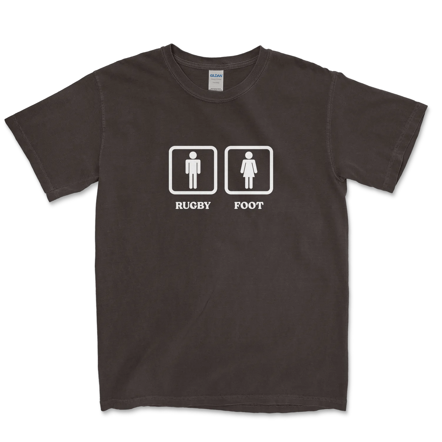 T-shirt Rugby Humour – Rugby ou Foot ?-Garçon bien vêtu