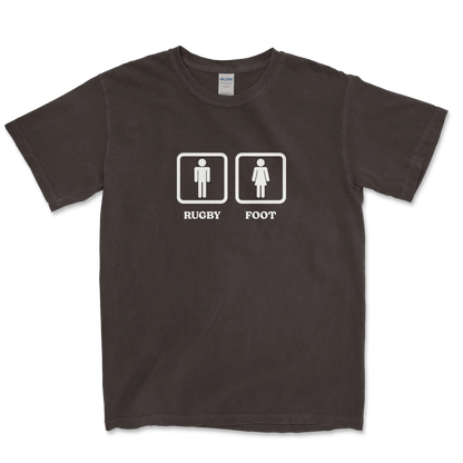 T-shirt Rugby Humour – Rugby ou Foot ?-Garçon bien vêtu