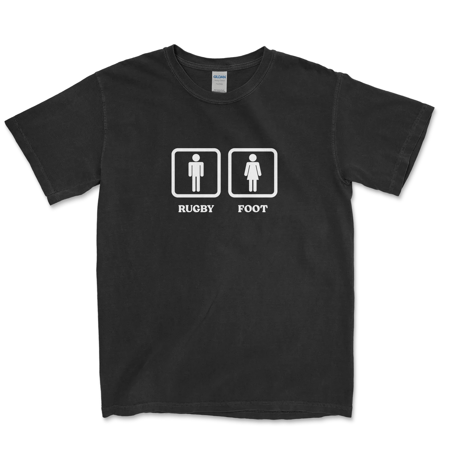 T-shirt Rugby Humour – Rugby ou Foot ?-Garçon bien vêtu
