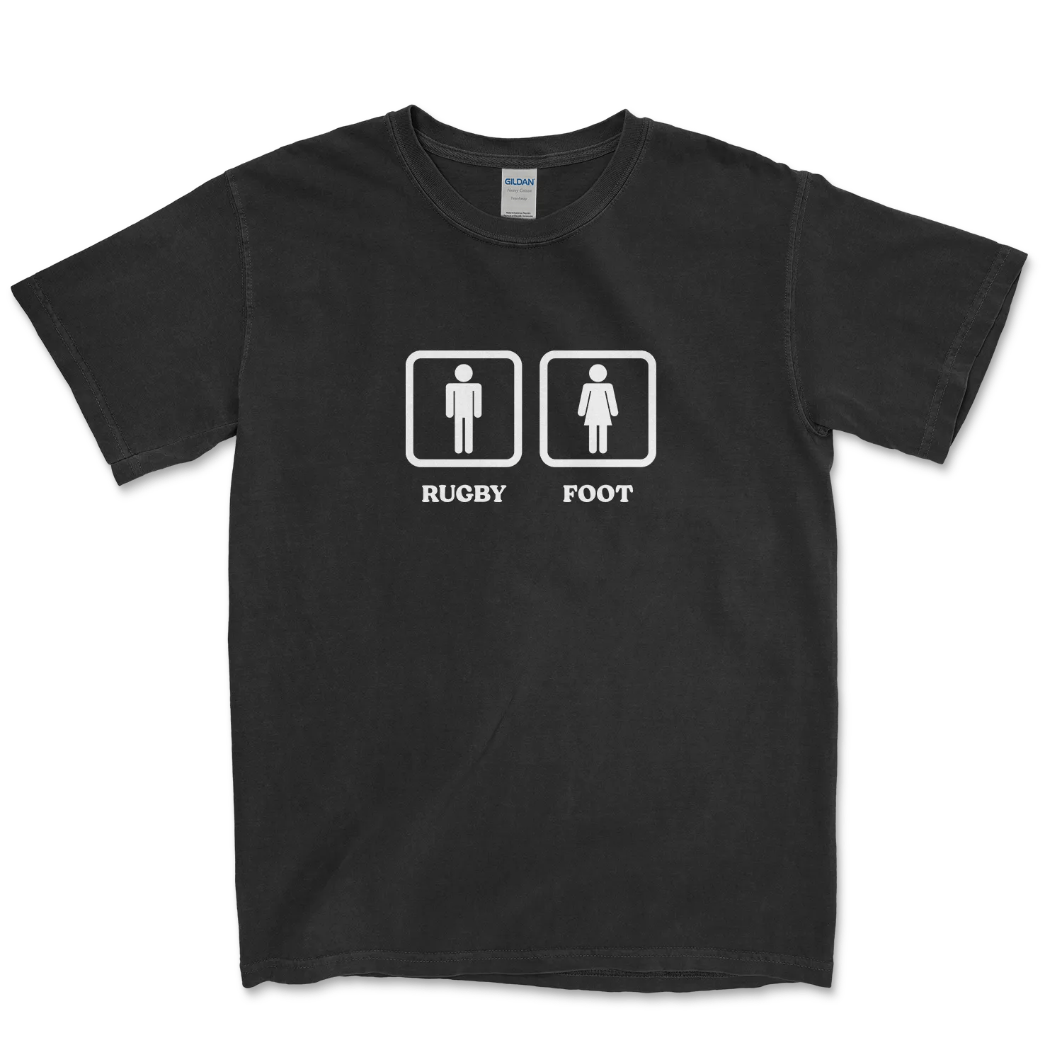 T-shirt Rugby Humour – Rugby ou Foot ?-Garçon bien vêtu