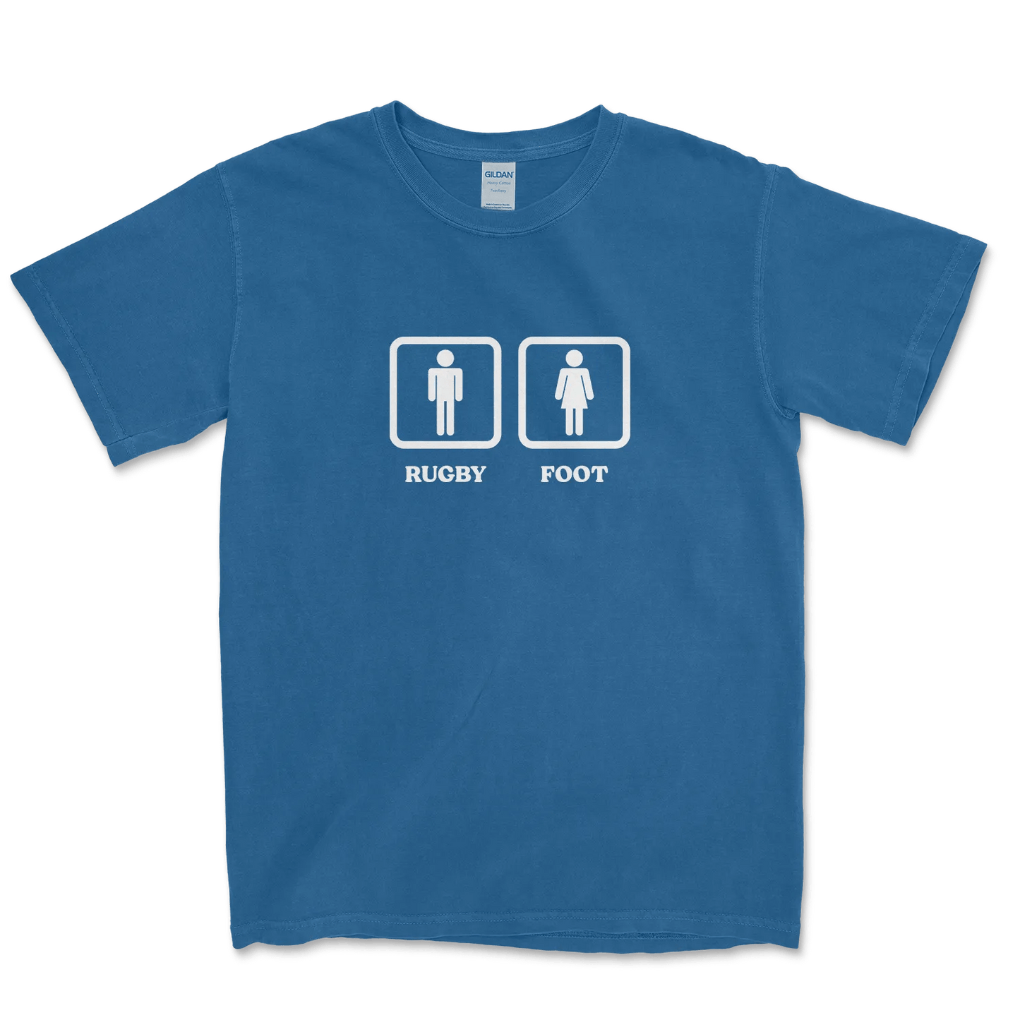 T-shirt Rugby Humour – Rugby ou Foot ?-Garçon bien vêtu