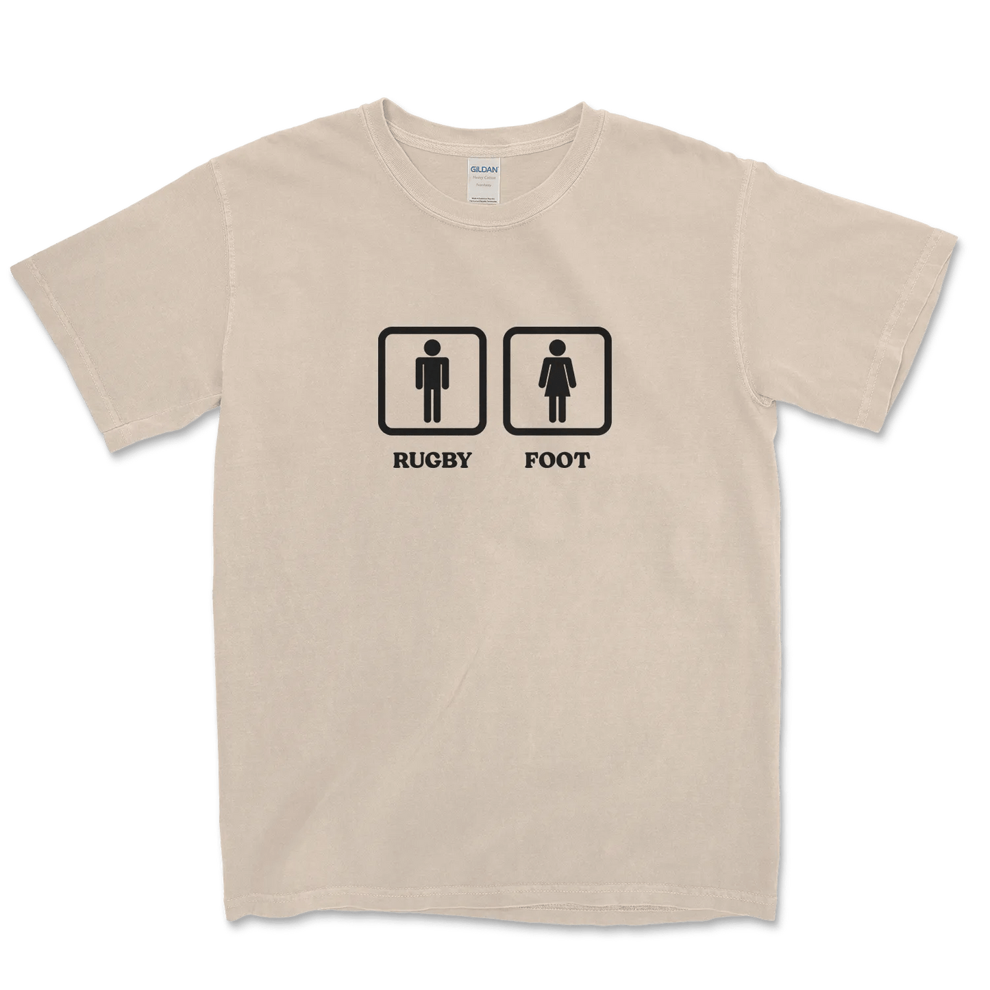 T-shirt Rugby Humour – Rugby ou Foot ?-Garçon bien vêtu