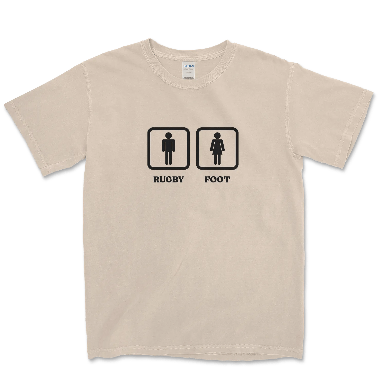 T-shirt Rugby Humour – Rugby ou Foot ?-Garçon bien vêtu