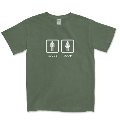 T-shirt Rugby Humour – Rugby ou Foot ?-Garçon bien vêtu