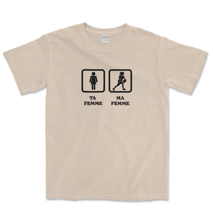 T-shirt Rugby Humour – Ta Femme, Ma Femme-Garçon bien vêtu