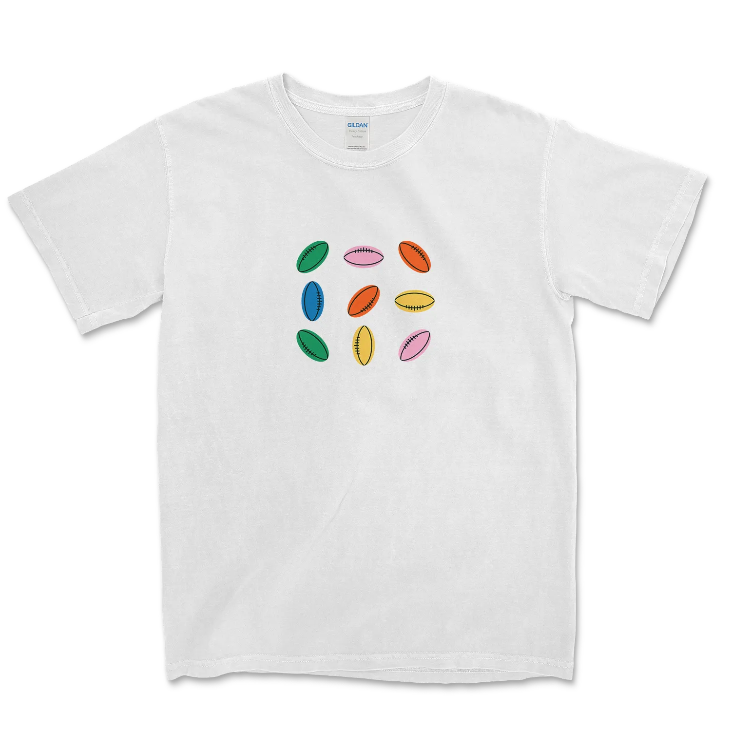 T-shirt Rugby Lifestyle – Ballons en Couleurs-Garçon bien vêtu