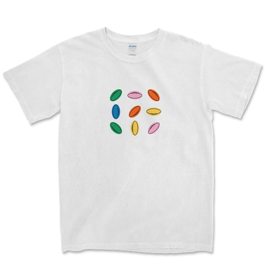 T-shirt Rugby Lifestyle – Ballons en Couleurs-Garçon bien vêtu