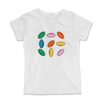 T-shirt Rugby Lifestyle – Ballons en Couleurs-Garçon bien vêtu