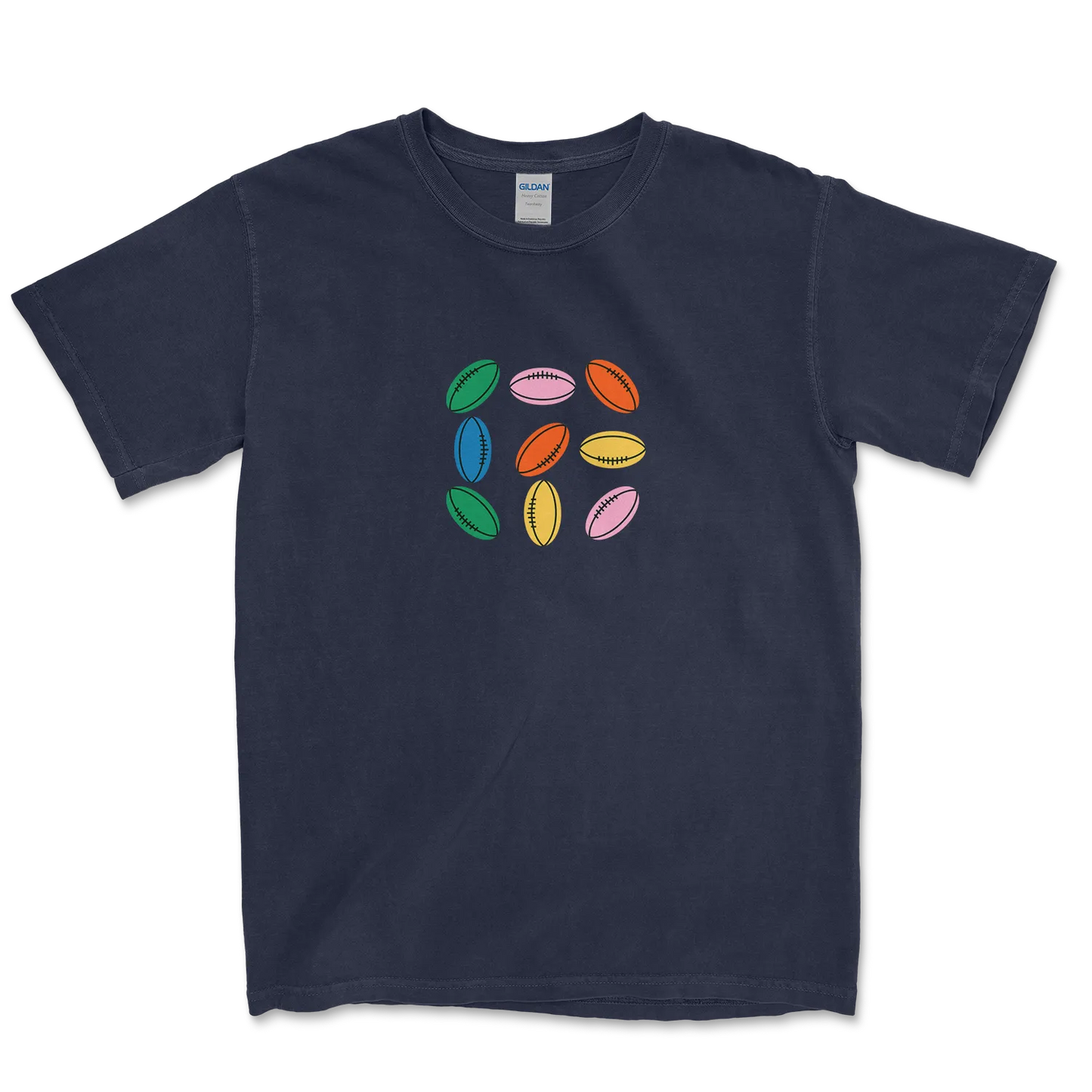 T-shirt Rugby Lifestyle – Ballons en Couleurs-Garçon bien vêtu