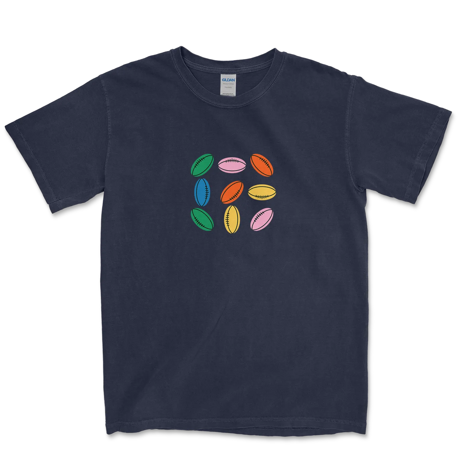 T-shirt Rugby Lifestyle – Ballons en Couleurs-Garçon bien vêtu