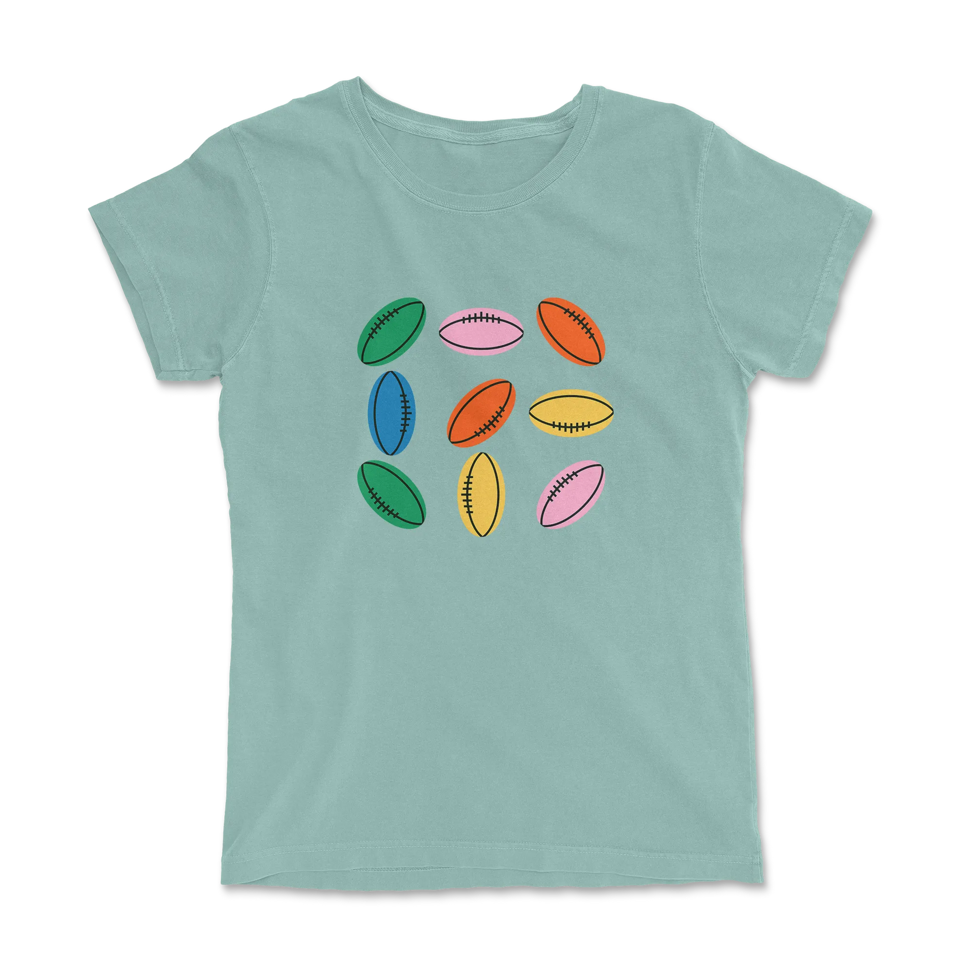 T-shirt Rugby Lifestyle – Ballons en Couleurs-Garçon bien vêtu