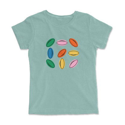 T-shirt Rugby Lifestyle – Ballons en Couleurs-Garçon bien vêtu