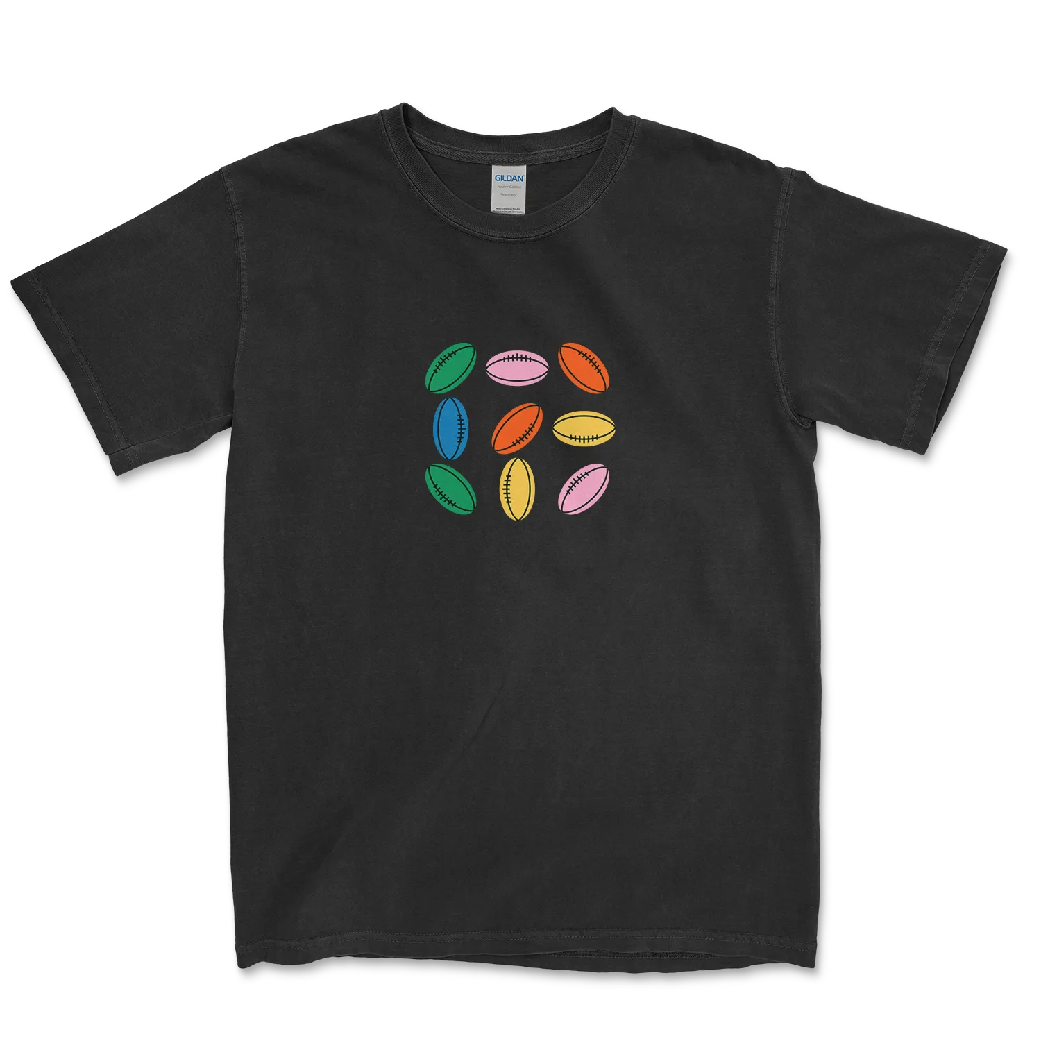 T-shirt Rugby Lifestyle – Ballons en Couleurs-Garçon bien vêtu