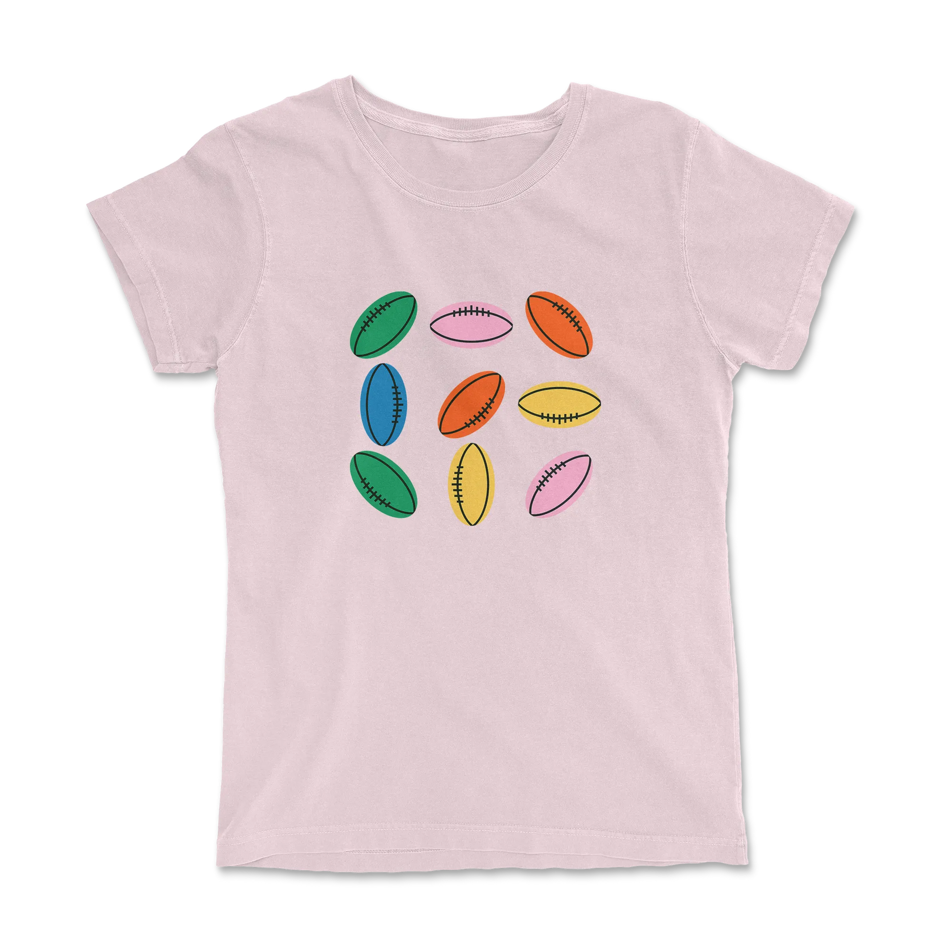 T-shirt Rugby Lifestyle – Ballons en Couleurs-Garçon bien vêtu