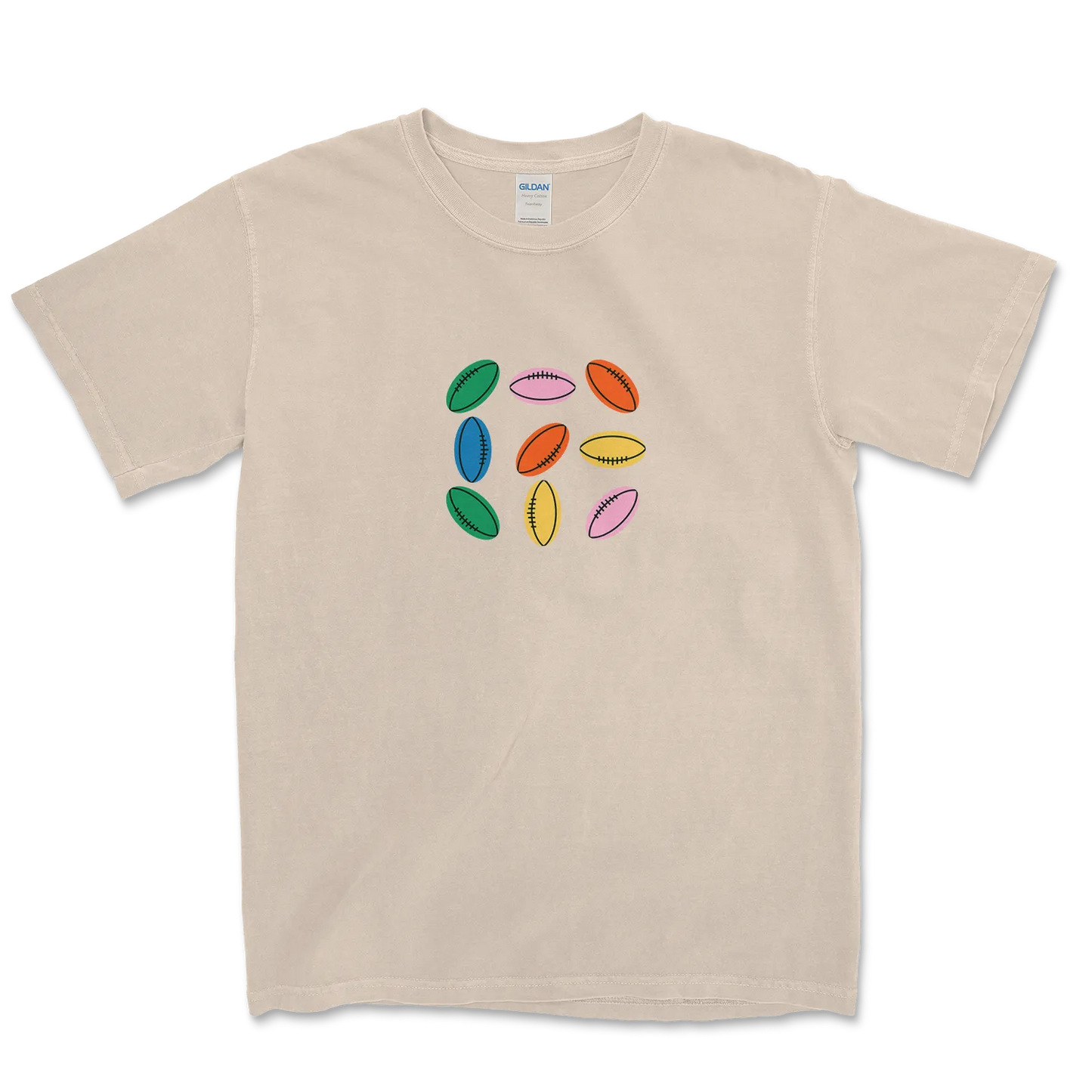 T-shirt Rugby Lifestyle – Ballons en Couleurs-Garçon bien vêtu