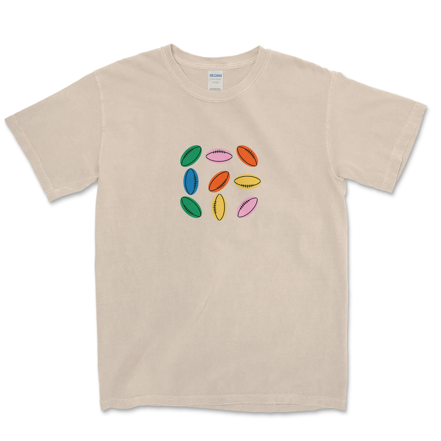 T-shirt Rugby Lifestyle – Ballons en Couleurs-Garçon bien vêtu