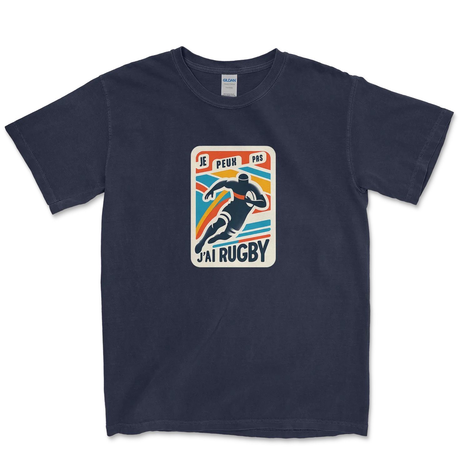T-shirt Rugby Lifestyle – Je Peux Pas, J’ai Rugby-Garçon bien vêtu