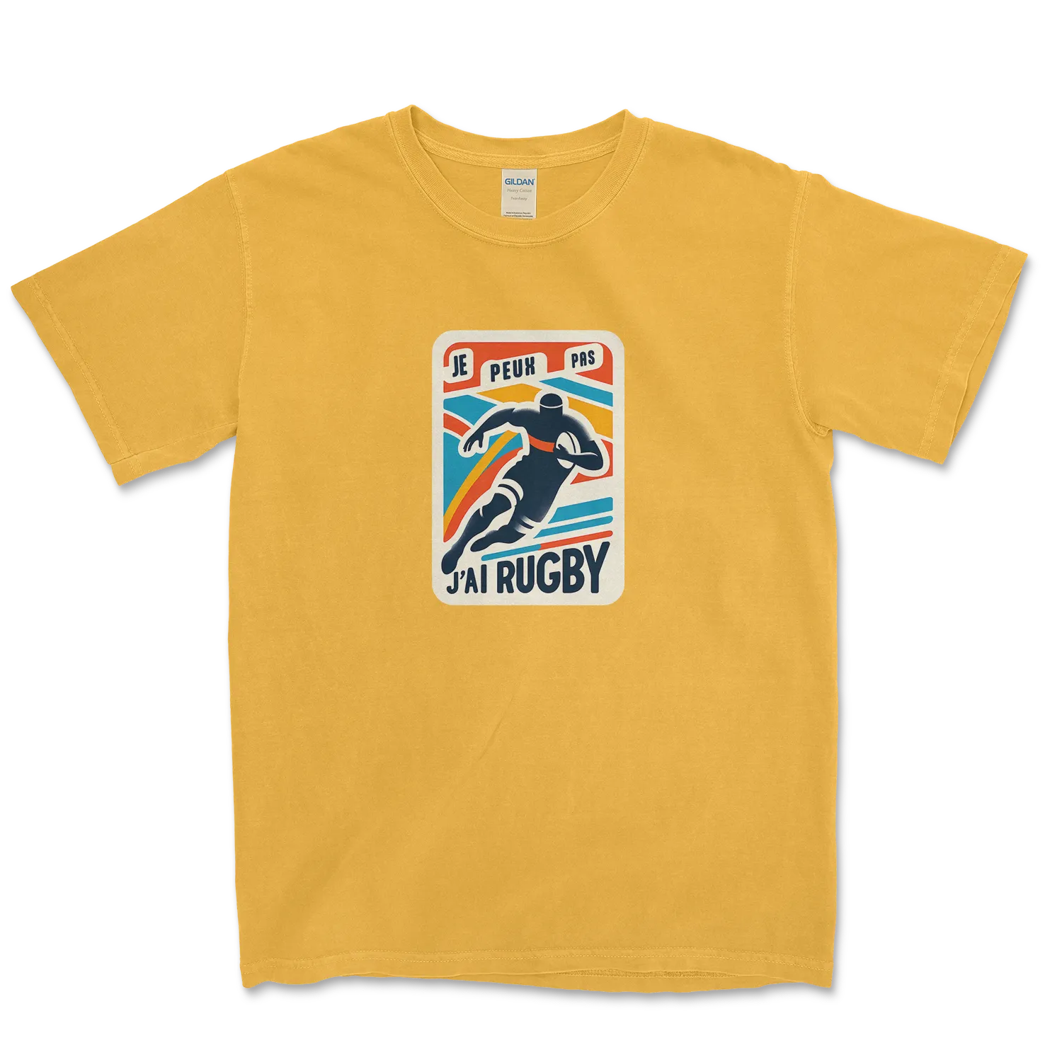 T-shirt Rugby Lifestyle – Je Peux Pas, J’ai Rugby-Garçon bien vêtu